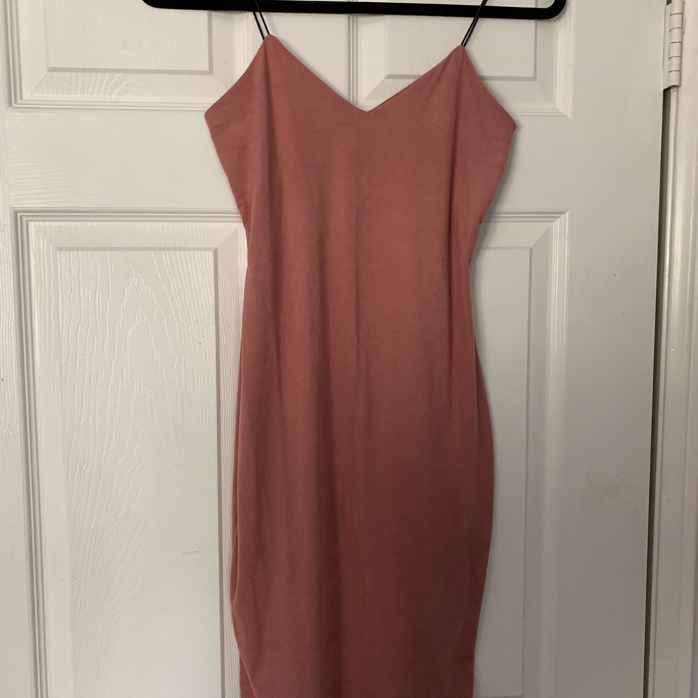 mauve dress